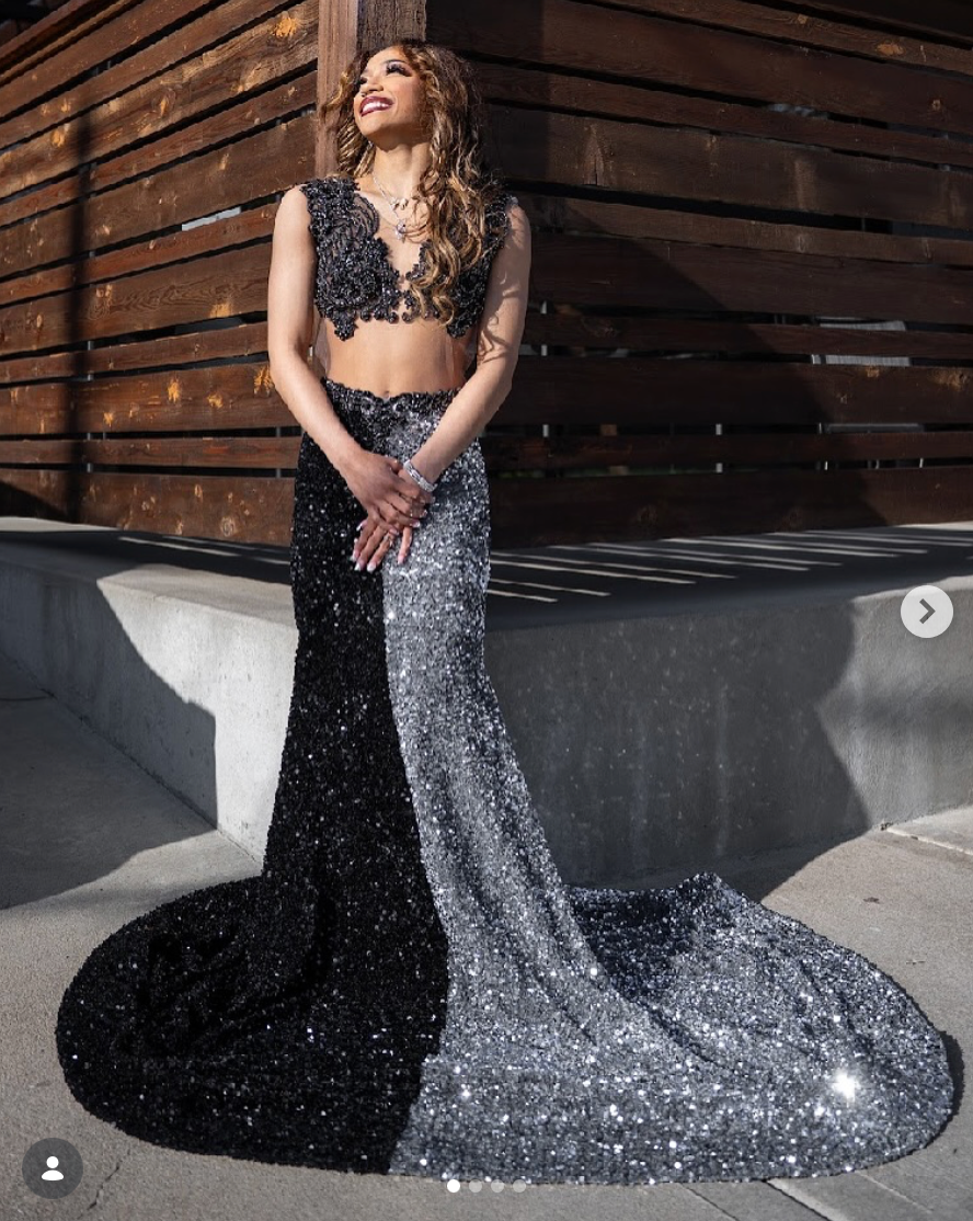 Two-Toned Gown ✨🖤