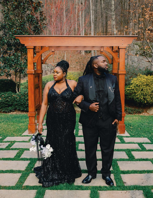 Black Bridal Gown Moment 🔥 👑