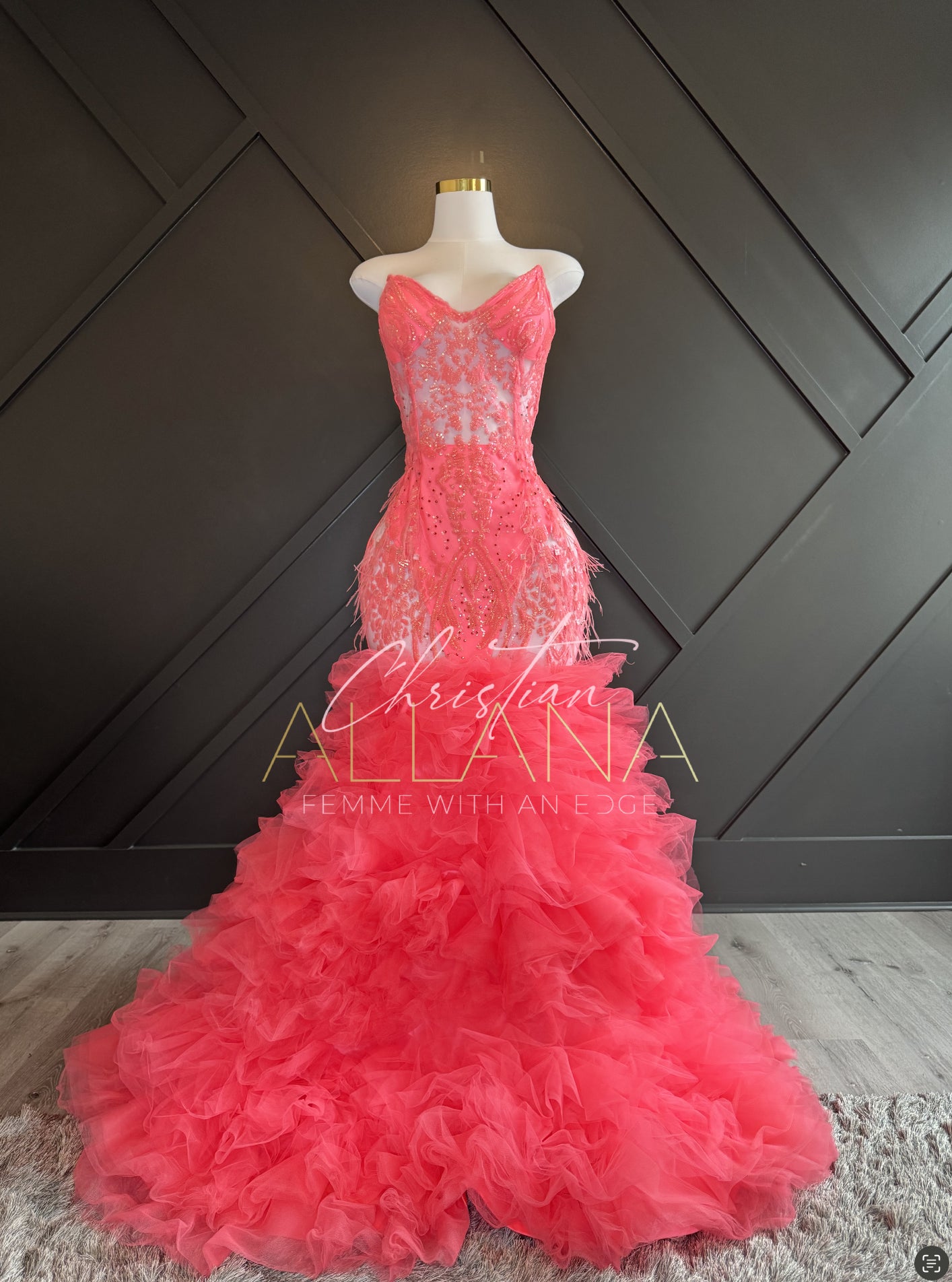 Daydream Sequin Corset Gown Christian Allana Daydream Sequin Corset Gown Christian Allana